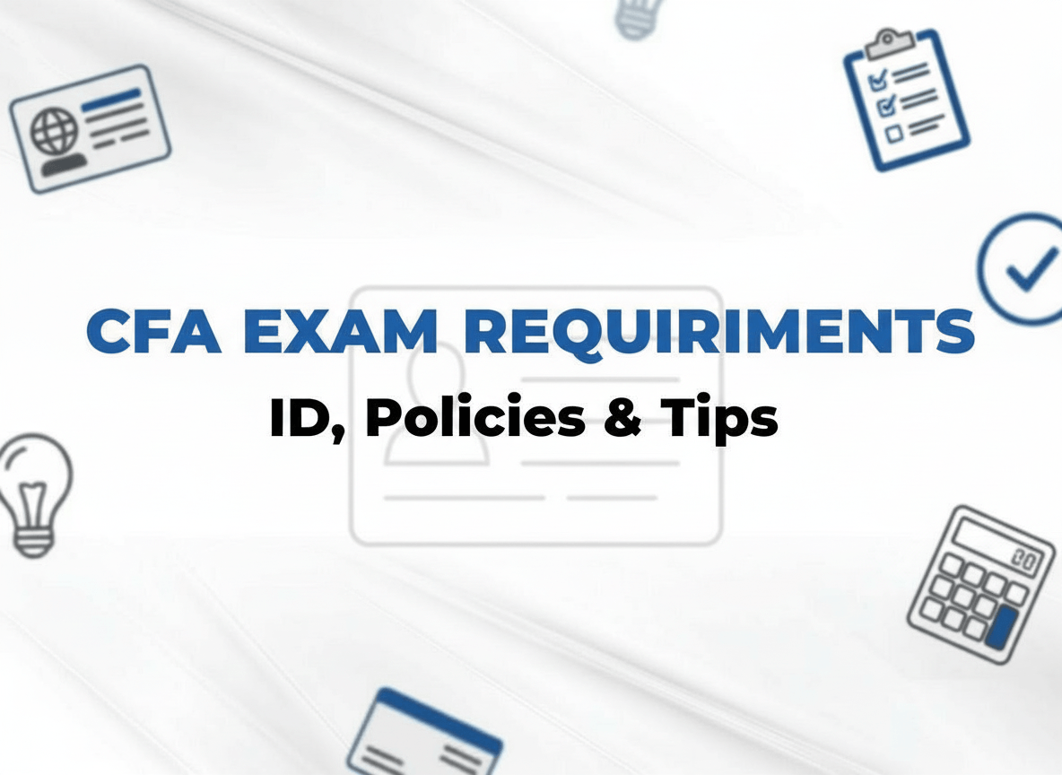 CFA Exam Requirements: Identification, Policies, and Tips